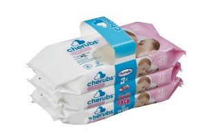 CHERUBS Flushable Wipes Fragranced(1 x 240's)