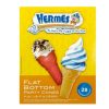 HERMES Flat Bottom Party Cones (24 x 28's)