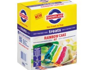 SNOWFLAKE Treats Cake Kit Rainbow (900g)