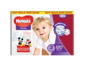 HUGGIES Jumbo Disposable Unisex Pants Size 4  50's
