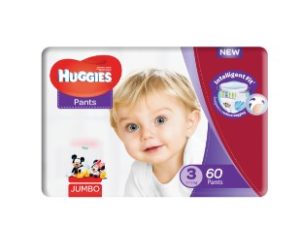 HUGGIES Jumbo Unisex Gold Disposable Nappies Size 3 76'S