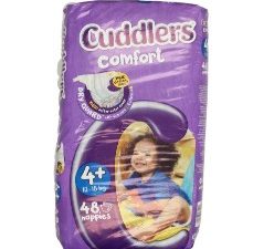 CUDDLERS Diapers Size 4+ 48's