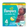 PAMPERS Active Jumbo Pack Diapers Extra Large  44's
