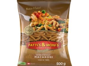 FATTI'S & MONIS Wholewheat Macaroni High Fibre1 x 500g