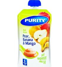 PURITY Pureed Baby Food Mixed Fruit and Oats(110ml)
