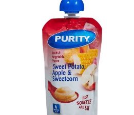 PURITY Pureed Baby Food Pear,Banana and Mango(110ml)
