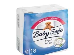 BABY SOFT 2 Ply Toilet Paper (18's)
