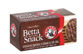 BAKERS Bettasnack Biscuits Milk Chocolate(200g)