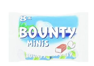 BOUNTY Mini Chocolate Bars 250g