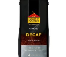 HOUSE OF COFFEES Pure Ground Coffee Caffeine Free (250g)