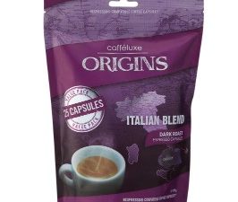 CAFFE LUXE ORIGINS Ground Capsule Coffee Italian (125g)