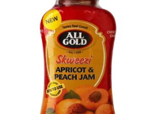 ALL GOLD Skweezi Jam Apricot And Peach (460g)