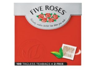 FIVE ROSES Tagless Teabags (102's)