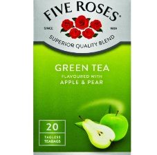 FIVE ROSES Teabags Green Tea Apple and Pear (20)