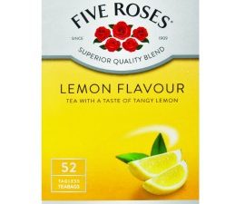 FIVE ROSES Flavoured Tagless Tea Lemon (50's)