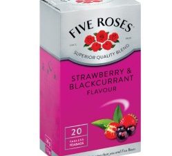 FIVE ROSES Teabags Strawberry And Blackcurrent (20's)
