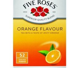 FIVE ROSES Flavoured Tagless Tea Orange (50's)