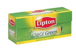 LIPTON Tagged Teabags Green Lemon (25's)