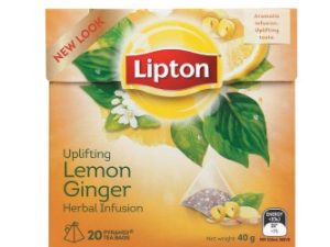LIPTON Tagged Teabags Lemon Ginger (20's)