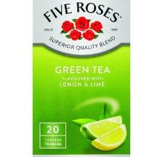 FIVE ROSES Green Tea Lemon & Lime (20's)