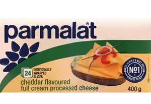 Parmalat Sliced Cheddar Flavoured Full Cream Processed Cheese 400g
