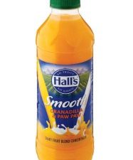 HALLS Fruit Juice Peach Apricot (1L)