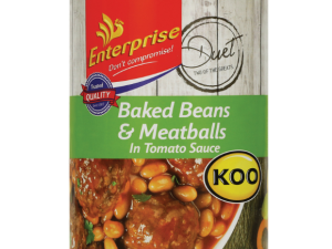 ENTERPRISE Tinned Meals Baked Beans And Meatballs (410g)