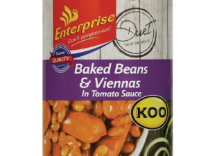 ENTERPRISE Tinned Meals Baked Beans And Viennas (410g)