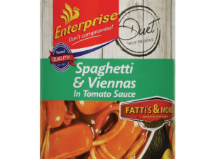 ENTERPRISE Tinned Meals Spaghetti And Viennas (410g)