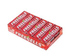 FREEGELLS Lozenges Rolls Cherry Menthol(12's)