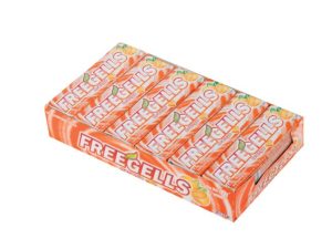 FREEGELLS Lozenges Rolls Fruit Orange(12's)