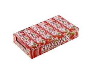 FREEGELLS Lozenges Rolls Strawberry(12's)