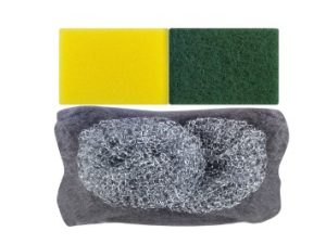SCOTCH-BRITE Scourers 3 Pack Pink (3's)