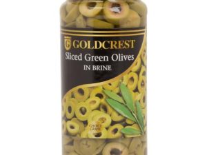 GOLDCREST Olives Sliced Green 340g