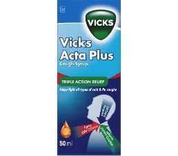 VICKS Cough Remedy Acta Plus Syrup 50ml