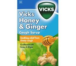 VICKS Cough Remedy Honey & Ginger Syrup 100ml