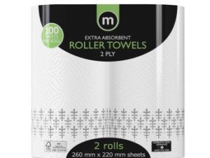 M Roller Towels Jumbo Printed (2's)