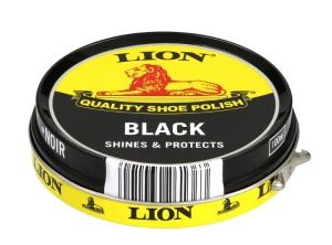 LION Shoe Polish Black (100ml)