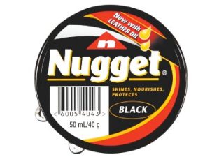 NUGGET Shoe Polish Black (50ml)