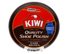 KIWI Dark Brown Shoe Polish (200ml)
