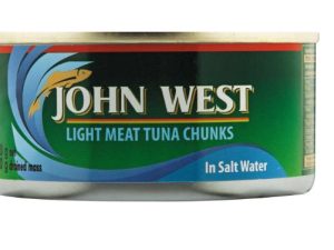 JOHN WEST Tuna Chunks Brine (170g)