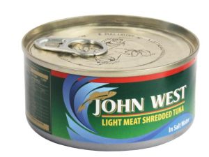 JOHN WEST Tuna Shredded Brine (170g)