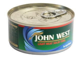 JOHN WEST Tuna Solid Brine (170g)