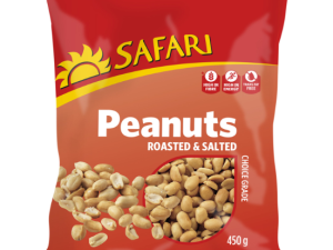 SAFARI Peanuts Roasted and Salted (450g)