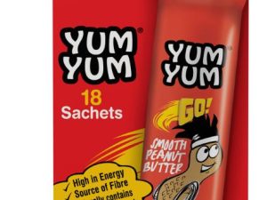 YUM YUM Peanut Butter Sachets Smooth (15g)