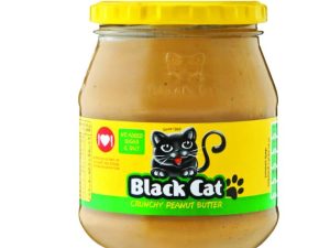 BLACK CAT Peanut Butter No Added Sugar&Salt No Sugar and Salt Crunchy (400g)