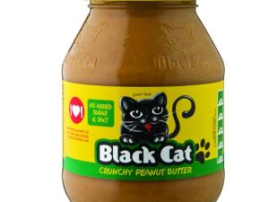 BLACK CAT Peanut Butter No Sugar & Salt Crunchy (800g)
