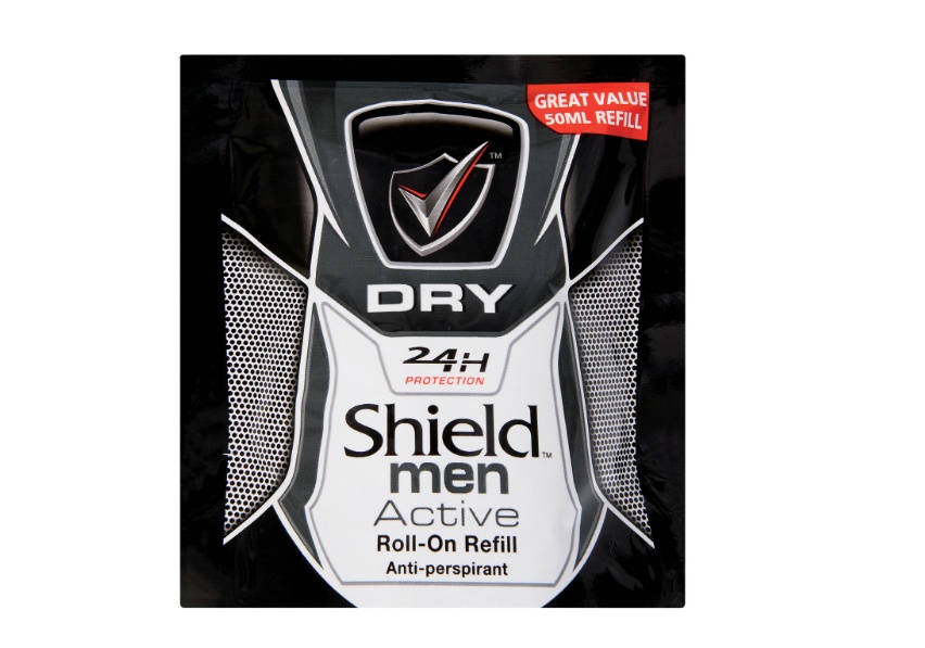 SHIELD Roll On Refill Sachets Active (50ml)