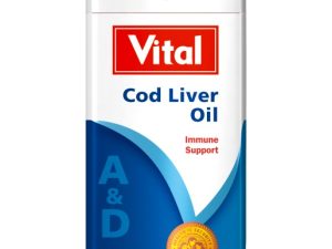 VITAL Cod Liver Oil Immune Support Capsules 90'S