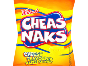 WILLARDS CHEASNAKS CHEESE&ONION 5X22GR
